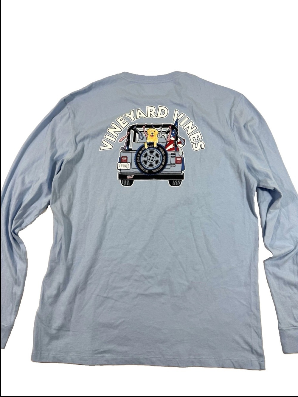 New Vineyard Vines Pup Beach Cruiser Long Sleeve Shirt